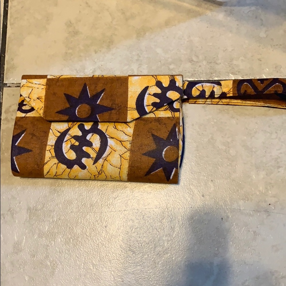 African print fabric Whistle purse